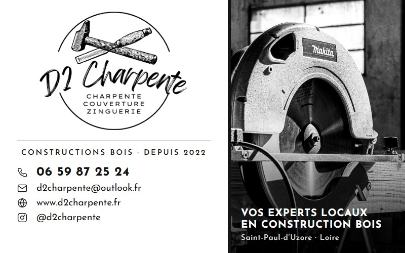 Carte de visite D2 Charpente