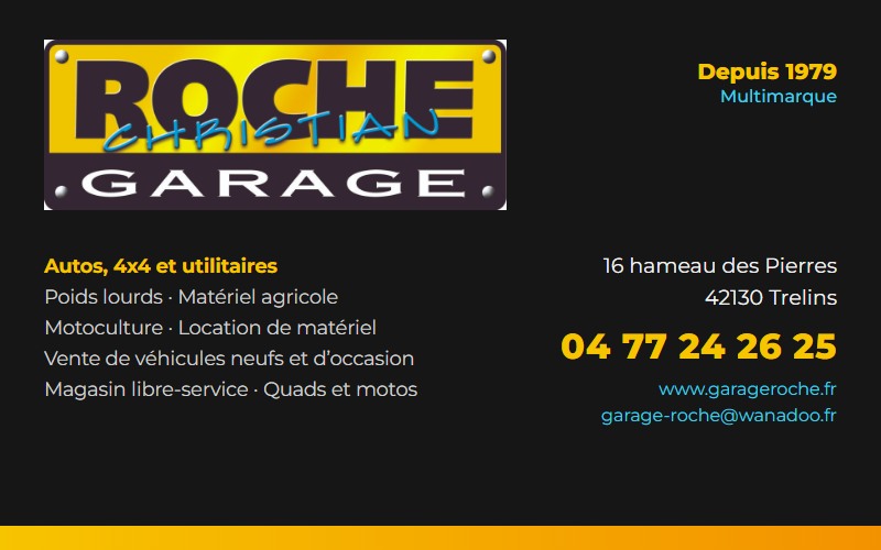 Carte de visite Garage Christian Roche