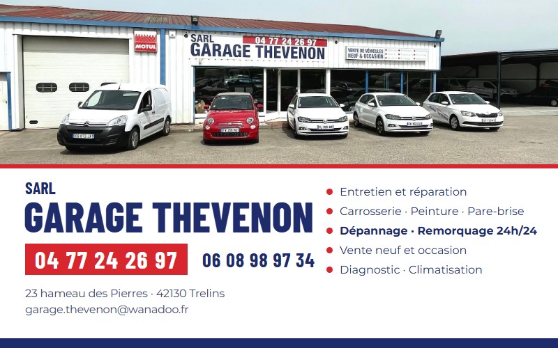 Carte de visite Garage Thévenon