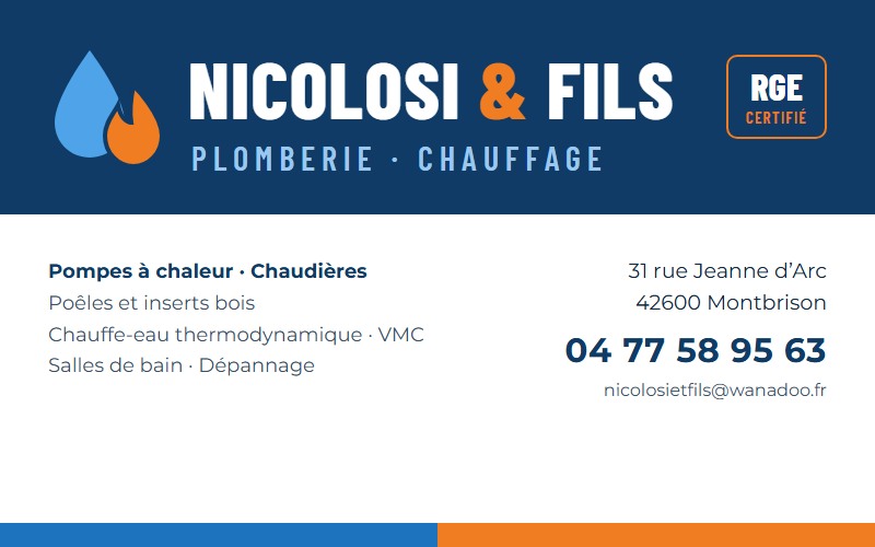 Carte de visite Nicolosi & Fils