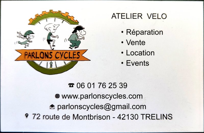 Carte de visite Parlons Cycles